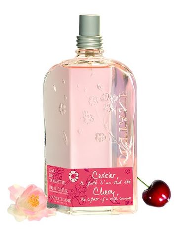 L Occitane en Provence Cherry (Cerisier) fragrance bottle