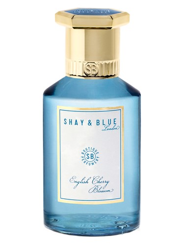 Shay Blue London English Cherry Blossom fragrance bottle