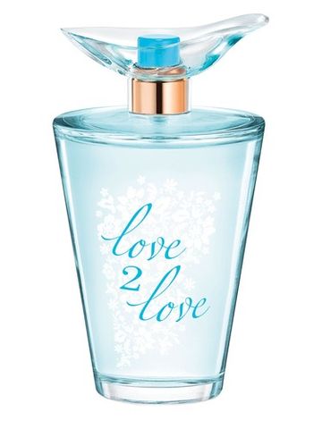 Love2Love Bluebell + White Tea fragrance bottle