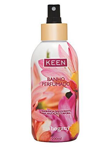 Mahogany KEEN Banho Perfumado fragrance bottle