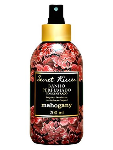 Mahogany Secret Kisses Banho Perfumado fragrance bottle