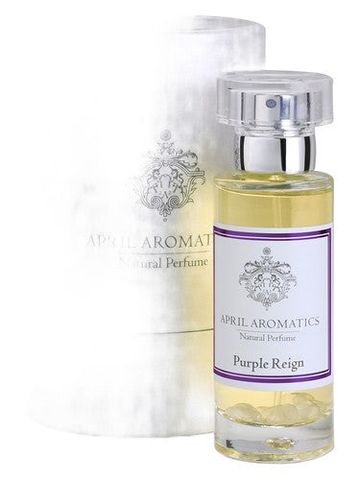 April Aromatics Purple Reign fragrance bottle