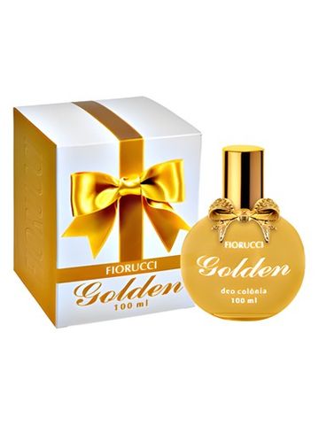 Fiorucci Golden fragrance bottle