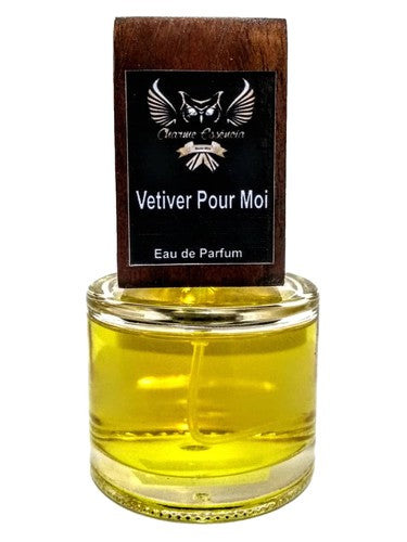 Charme Essencia Vetiver Pour Moi fragrance bottle
