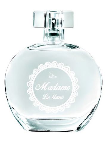 Jequiti Madame Le Blanc fragrance bottle