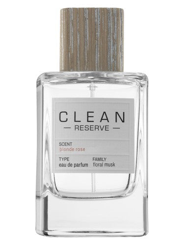 Clean Blonde Rose fragrance bottle
