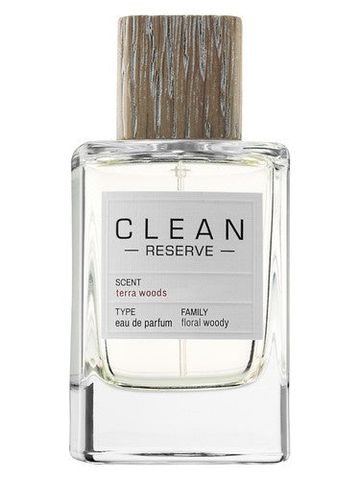 Clean Terra Woods fragrance bottle