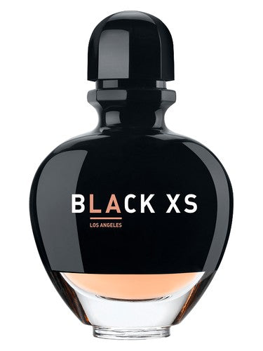 Rabanne Black XS Los Angeles for Her fragrance bottle