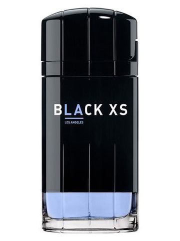 Rabanne Black XS Los Angeles for Him fragrance bottle