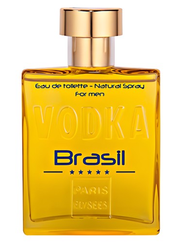 Paris Elysees Vodka Brasil Yellow fragrance bottle