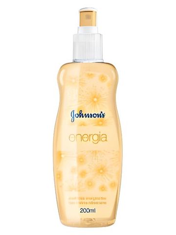 Johnson & Johnson's Energia fragrance bottle