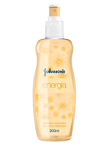 Johnson & Johnson's Energia fragrance bottle