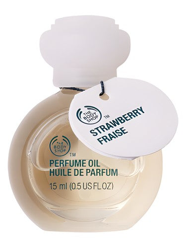 The Body Shop Strawberry Perfume Oil fragrance bottle