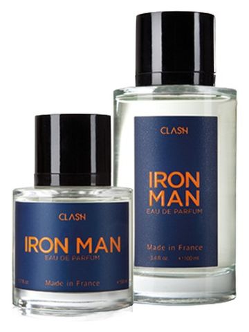 Clash Iron Man fragrance bottle