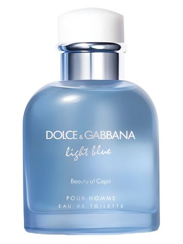 Dolce Gabbana Light Blue Pour Homme Beauty of Capri fragrance bottle