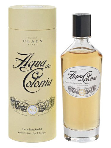Claus Porto Agua De Colonia No.5 Geranium Sandal fragrance bottle