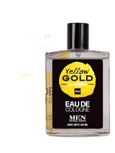 Natural Scents Yellow Gold Eau de Cologne fragrance bottle