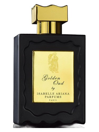 Isabelle Ariana Parfums Golden Oud fragrance bottle