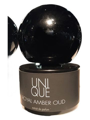 Unique Royal Amber Oud fragrance bottle