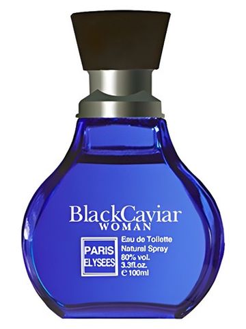Paris Elysees Black Caviar Woman fragrance bottle