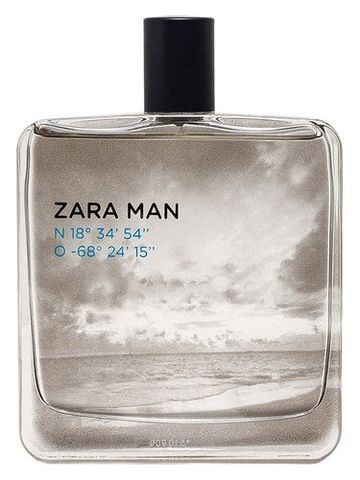 Zara Zara Man N 18º 34' 54'' O -68º 24' 15'' fragrance bottle