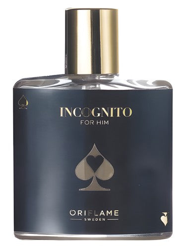 Oriflame Incognito for Him fragrance bottle