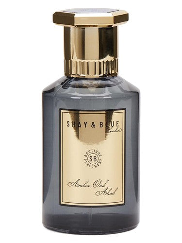 Shay & Blue London Amber Oud Ahad fragrance bottle