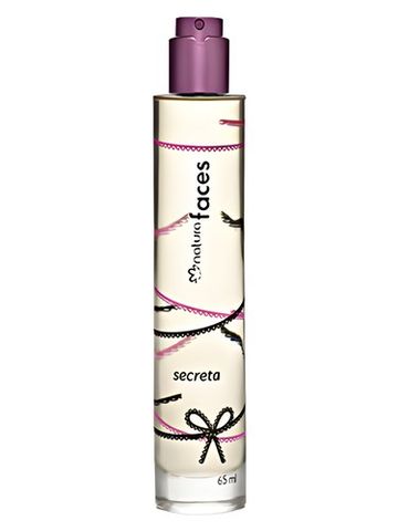 Natura Faces Secreta fragrance bottle