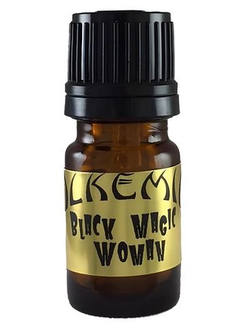 Alkemia Perfumes Black Magic Woman fragrance bottle