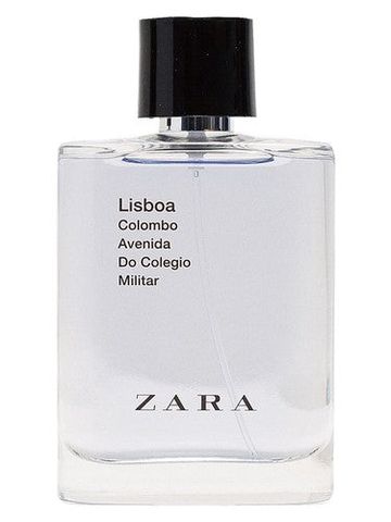 Zara Zara Lisboa Colombo Avenida do Colegio Militar fragrance bottle
