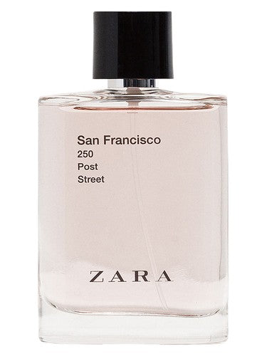 Zara Zara San Francisco 250 Post Street fragrance bottle
