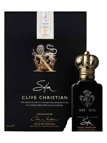 Clive Christian X Twist Saffron fragrance bottle