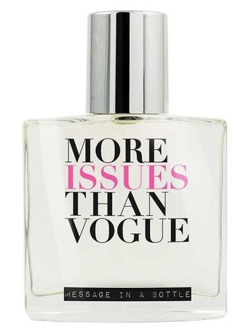 Message in a Bottle More Issues Than Vogue fragrance bottle