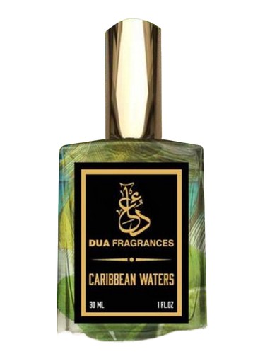 The Dua Brand Caribbean Waters fragrance bottle