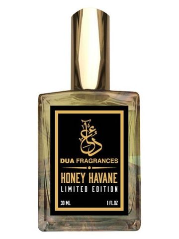 The Dua Brand Honey Havane fragrance bottle