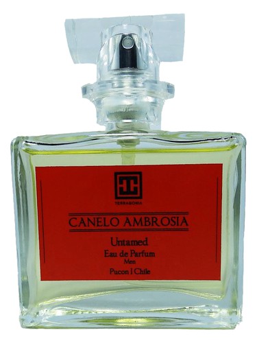 Terragonia Canelo Ambrosia fragrance bottle