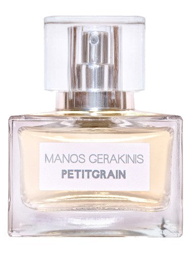 Manos Gerakinis Petitgrain fragrance bottle
