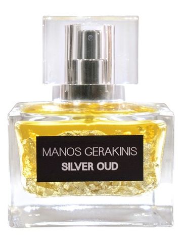 Manos Gerakinis Silver Oud fragrance bottle