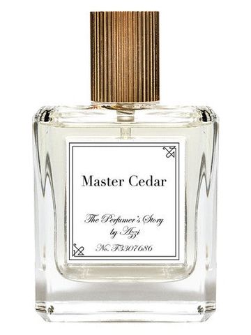 The Perfumer's Story by Azzi Master Cedar fragrance bottle