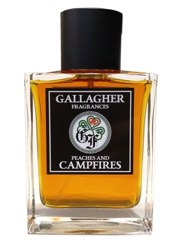 Gallagher Fragrances Peaches And Campfires fragrance bottle