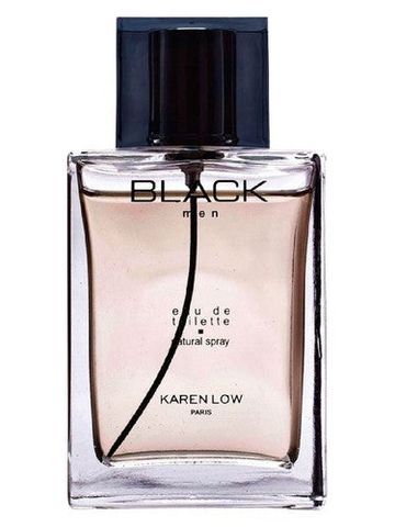 Karen Low Black fragrance bottle