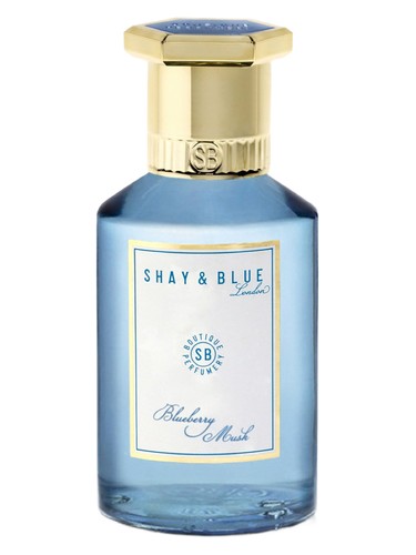 Shay Blue London Blueberry Musk fragrance bottle