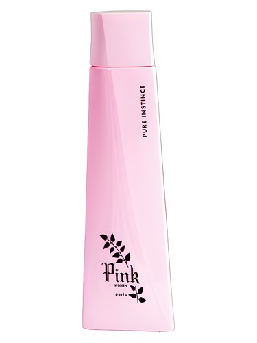 Karen Low Pink Pure Instinct fragrance bottle