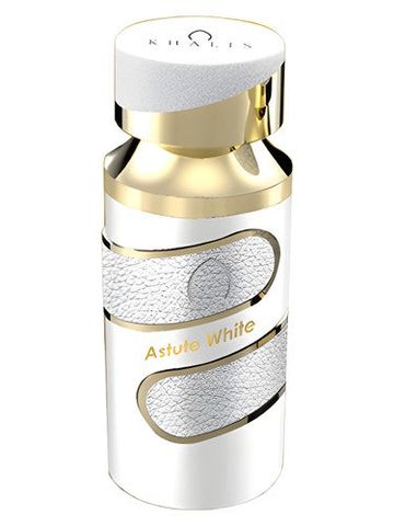 Khalis Astute White fragrance bottle