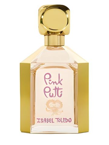 Isabel and Ruben Toledo Pink Putti fragrance bottle