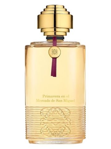 Loewe Primavera en el mercado de San Miguel fragrance bottle