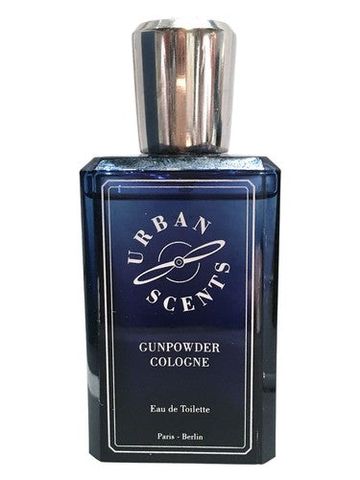 Urban Scents Gunpowder Cologne fragrance bottle