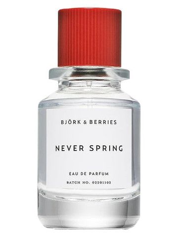 Bjork and Berries Never Spring fragrance bottle