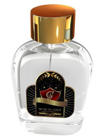 Pure Gold Perfumes Mexican Gold fragrance bottle