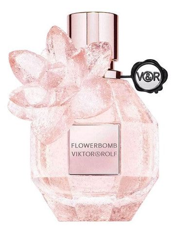 Viktor Rolf Flowerbomb Pink Crystal Limited Edition fragrance bottle